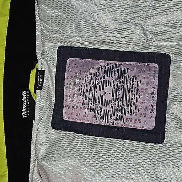 Oakley lime green yellow snowboard ski jacket magnetic button size medium - Picture 15 of 17